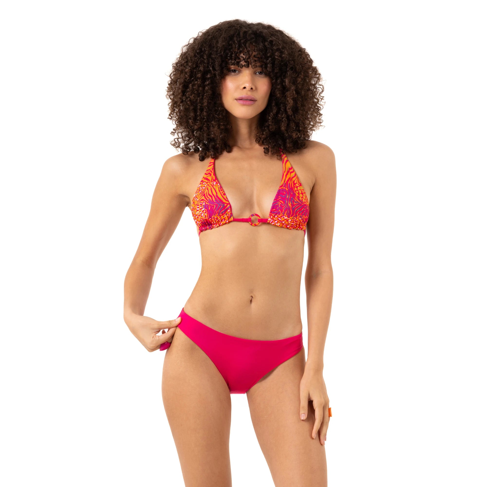 Mixed Colorful Çift Taraflı Bikini Takım