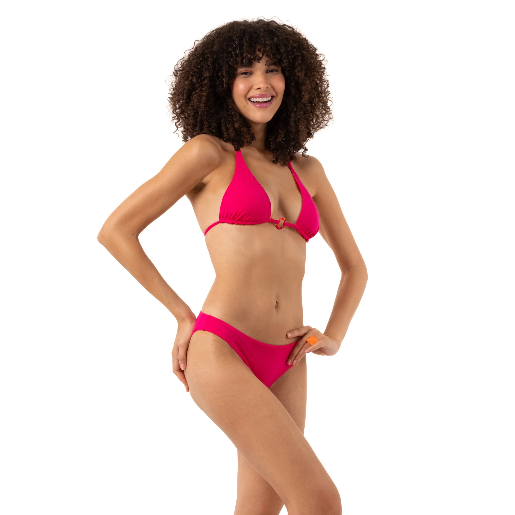 Mixed Colorful Çift Taraflı Bikini Üstü