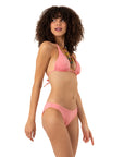 Retro Pink Çift Taraflı Bikini Altı