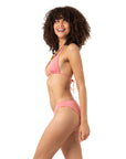 Retro Pink Çift Taraflı Bikini Üstü