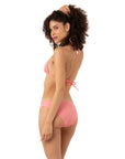 Retro Pink Çift Taraflı Bikini Üstü
