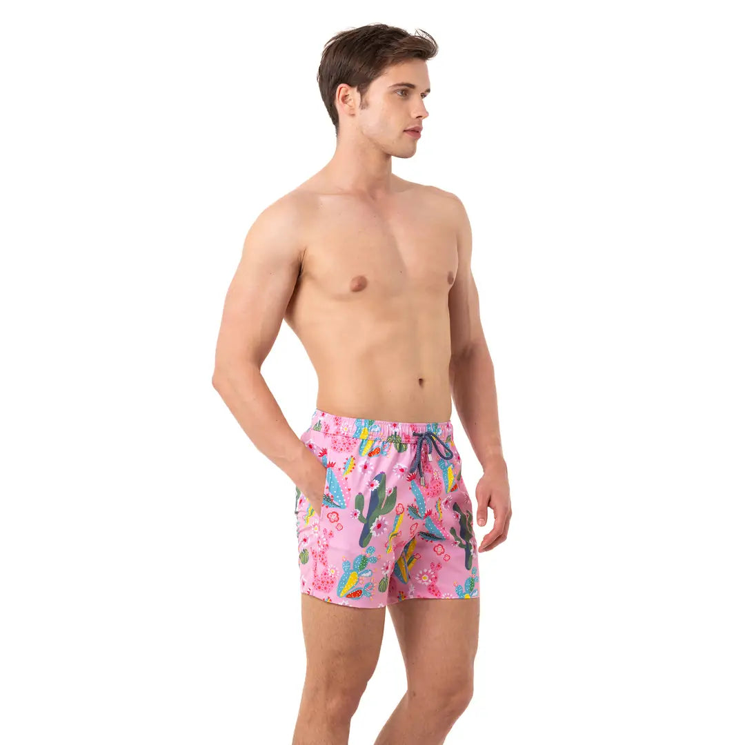 Cactus Odyssey Stretch Deniz Şortu