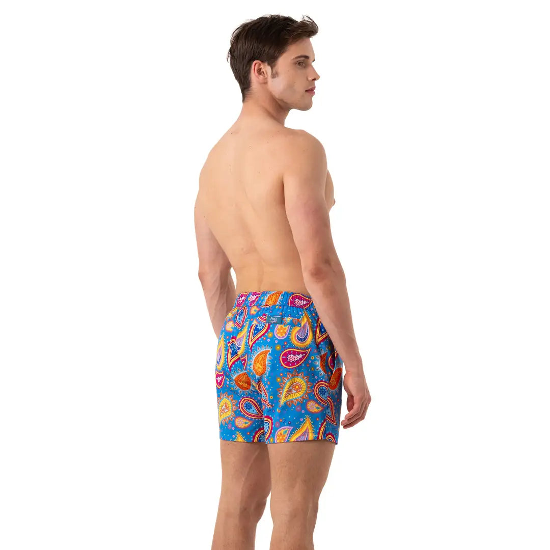 Paisley Splash Stretch Deniz Şortu