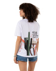 No One Oversize Beyaz T-Shirt