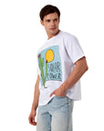 Solar Power Oversize Beyaz T-Shirt