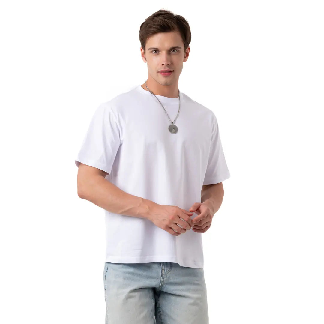 Summer Mood Oversize Beyaz T-Shirt