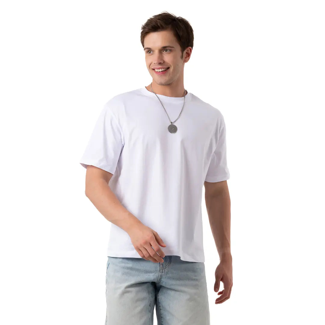Summer Mood Oversize Beyaz T-Shirt