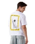 Summer Mood Oversize Beyaz T-Shirt