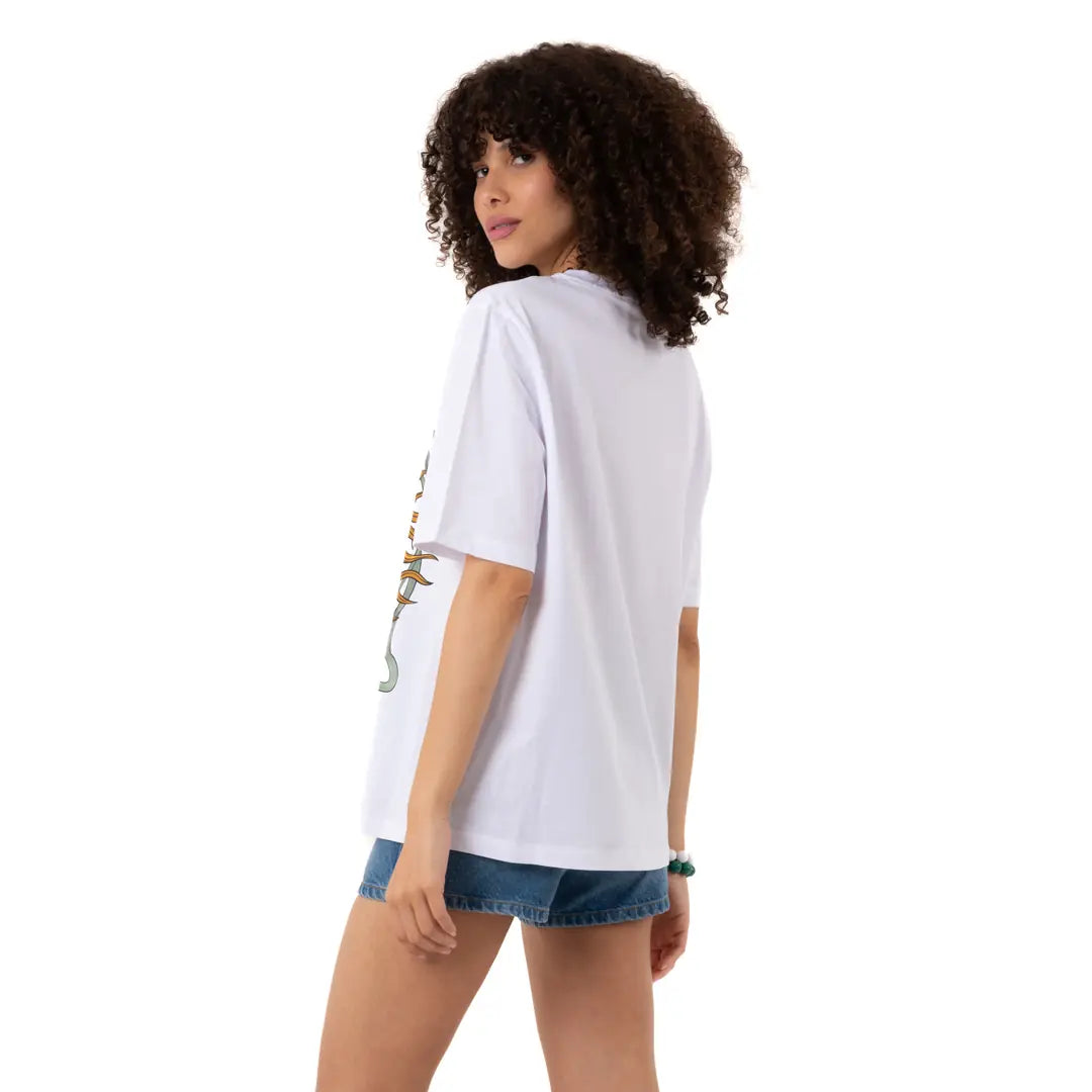 Sun Oversize Beyaz T-Shirt