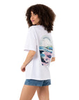 Los Angeles Oversize Beyaz T-Shirt