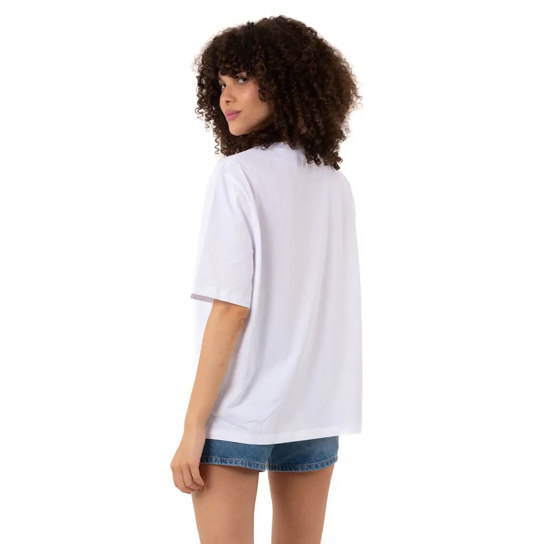 Island Life Oversize Beyaz T-Shirt
