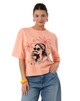 Coffee Crop Oversize Somon T-Shirt