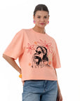 Coffee Crop Oversize Somon T-Shirt