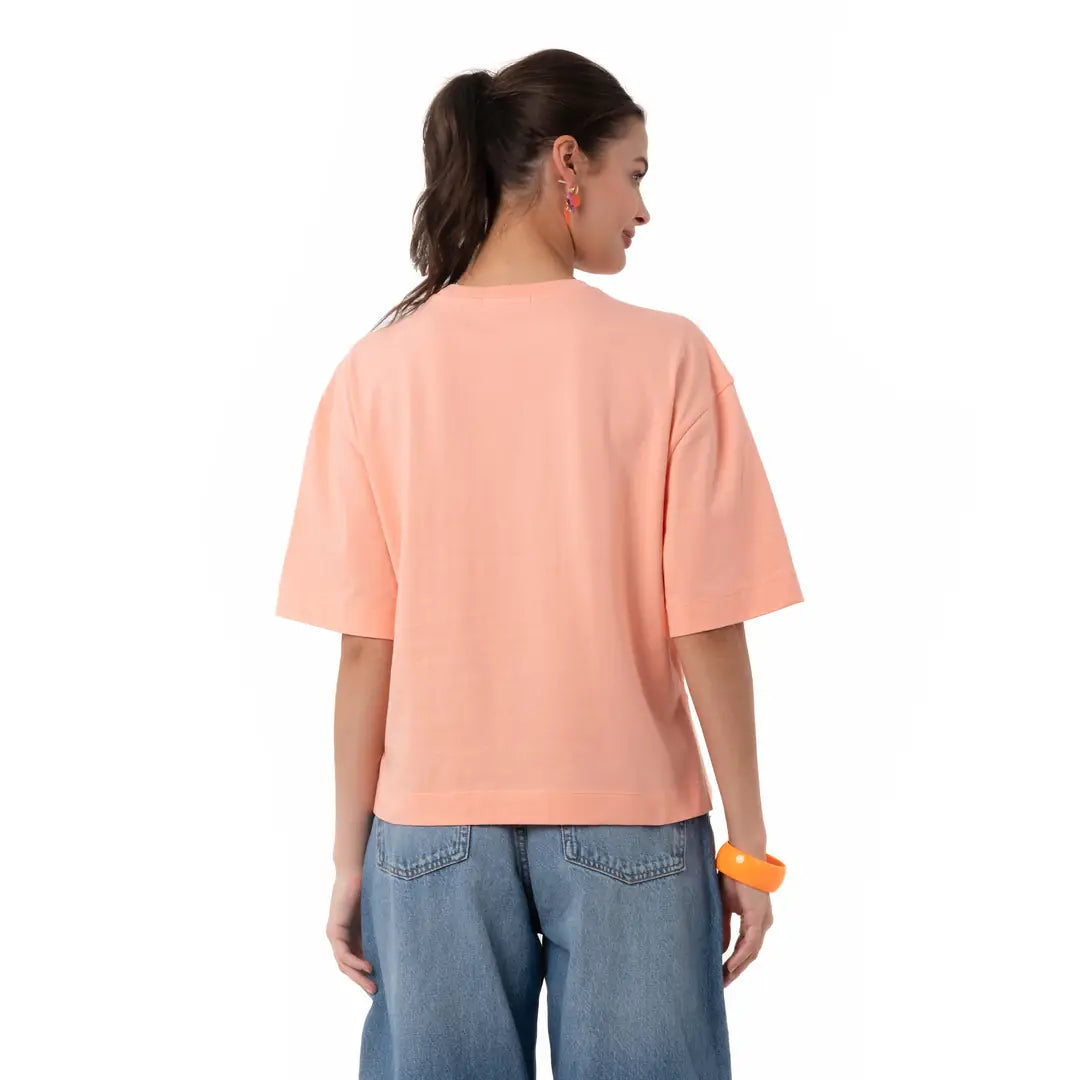 Coffee Crop Oversize Somon T-Shirt