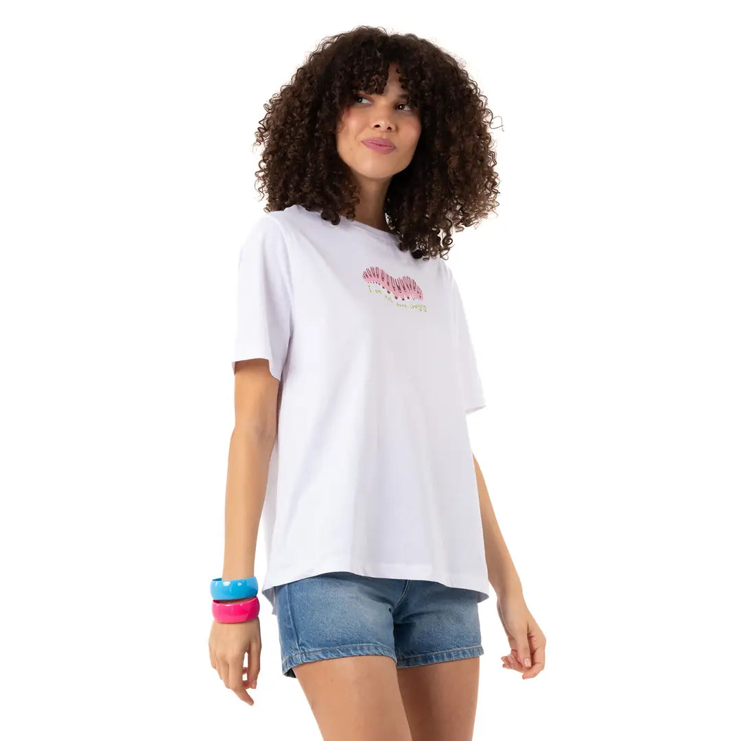 Change Overize Beyaz T-Shirt