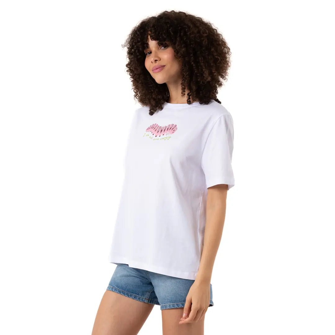 Change Overize Beyaz T-Shirt