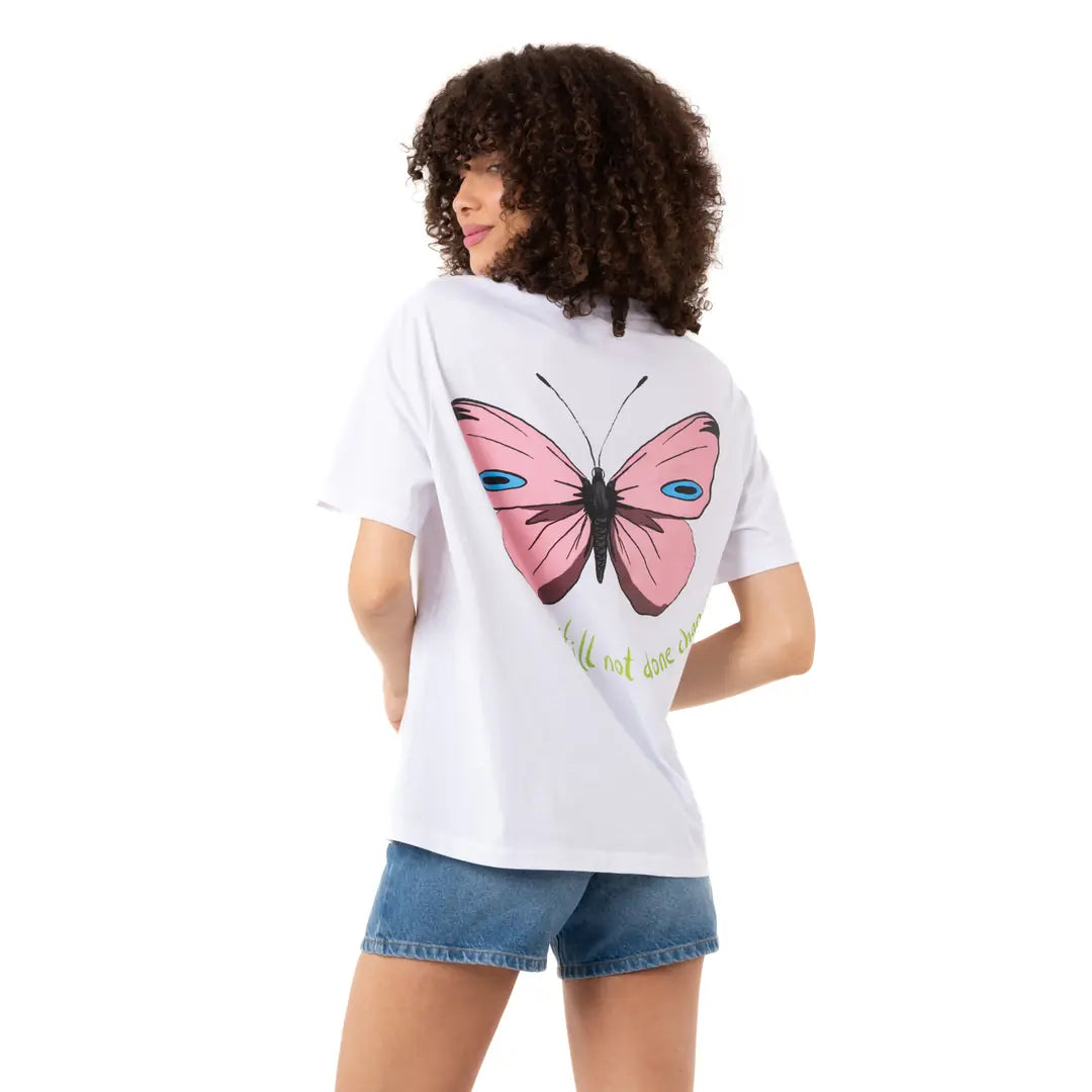 Change Overize Beyaz T-Shirt