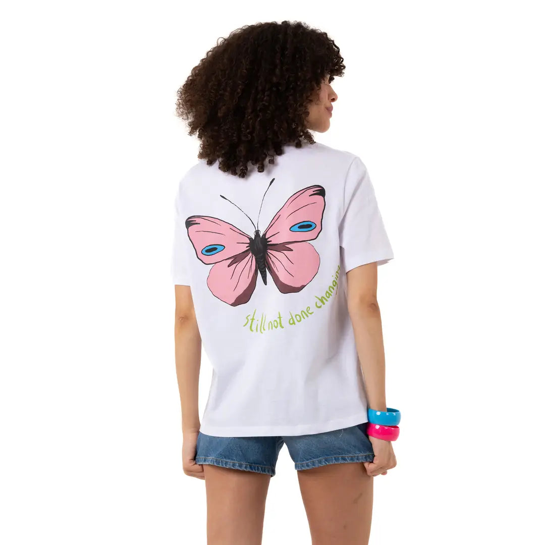 Change Overize Beyaz T-Shirt