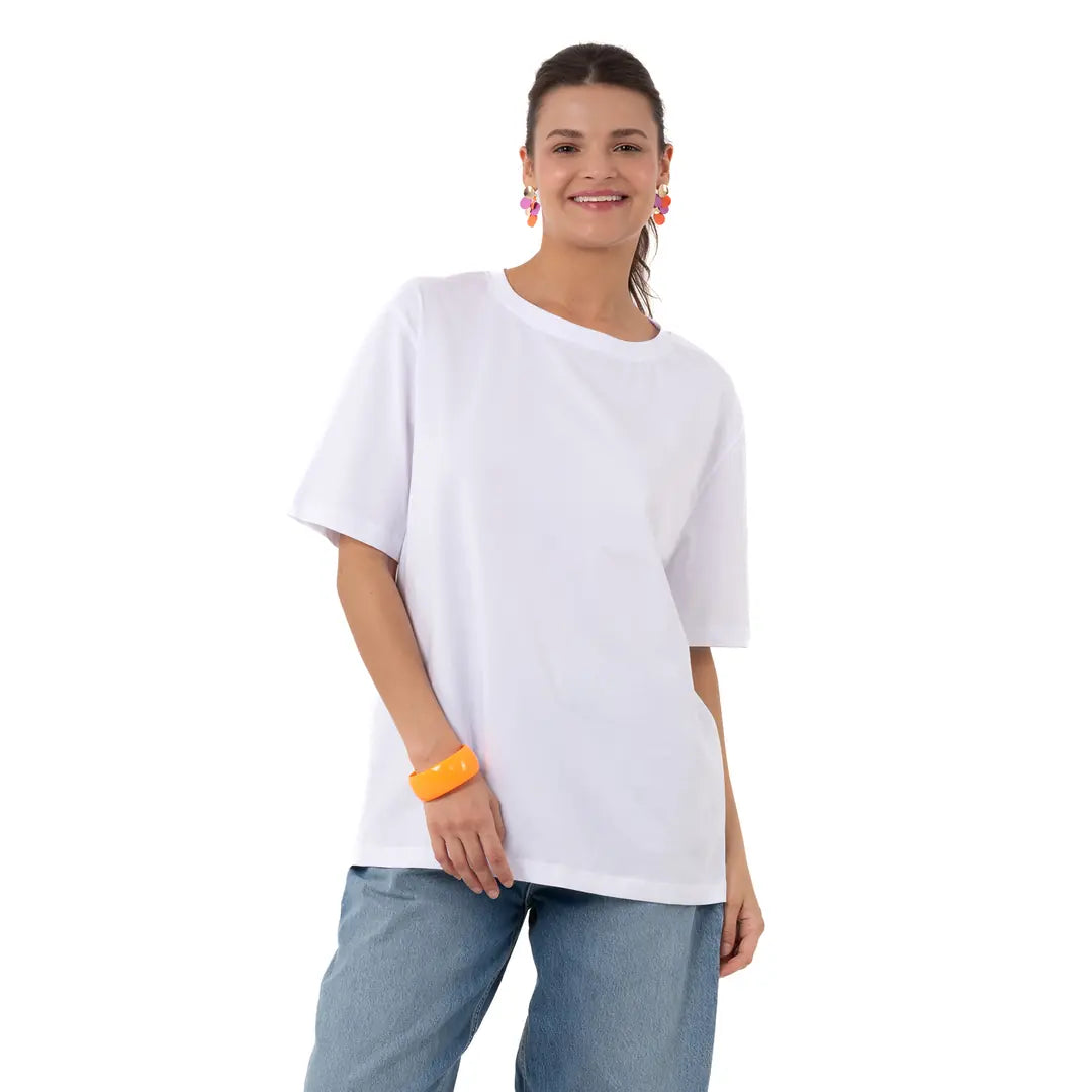 Emerson Oversize Beyaz T-Shirt