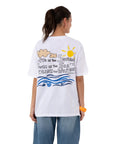 Emerson Oversize Beyaz T-Shirt