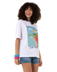 Live Oversize Beyaz T-Shirt