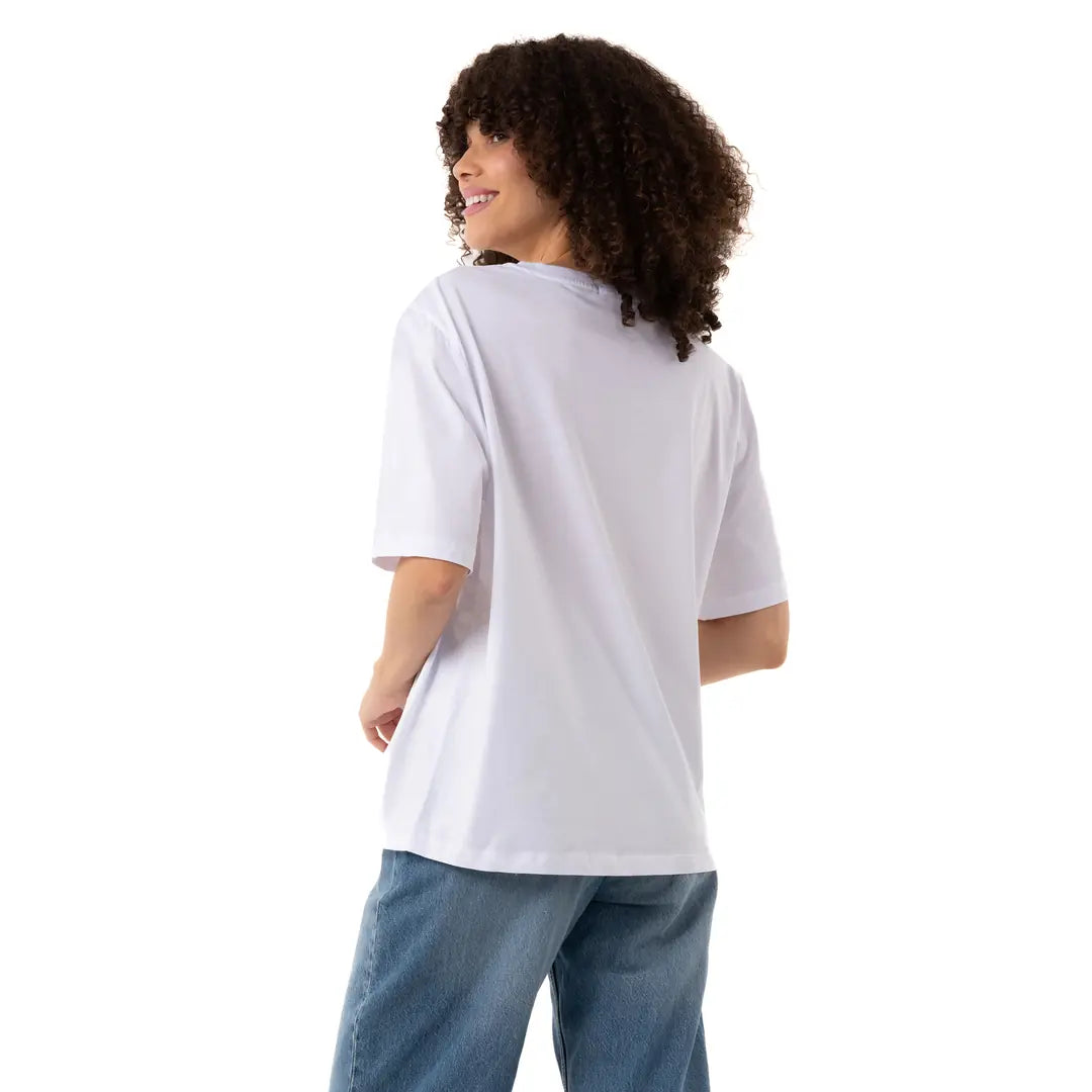 Sun Shine Oversize Beyaz T-Shirt