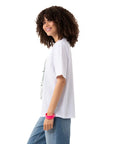 Island Vibes Oversize Beyaz T-Shirt