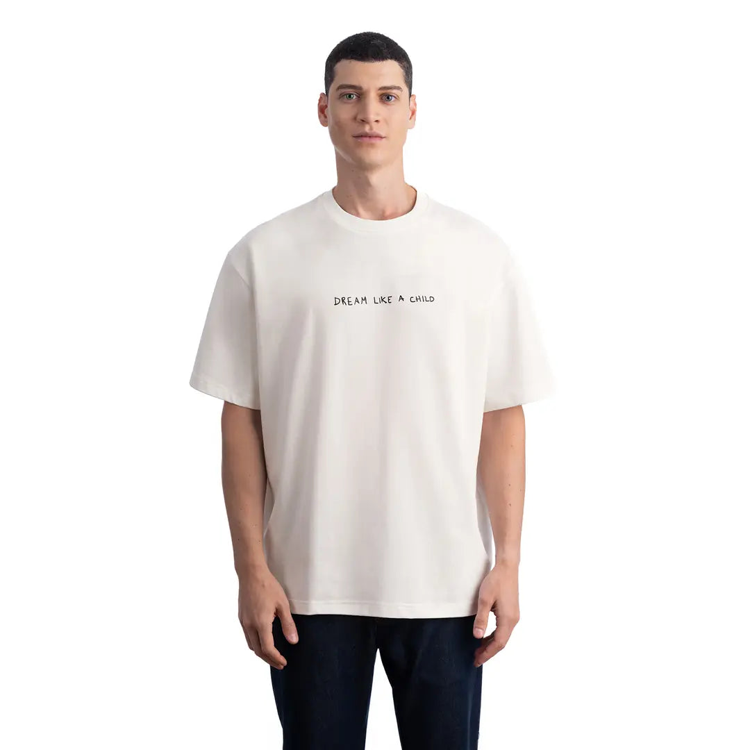 Baloon King Size Ekru T-Shirt
