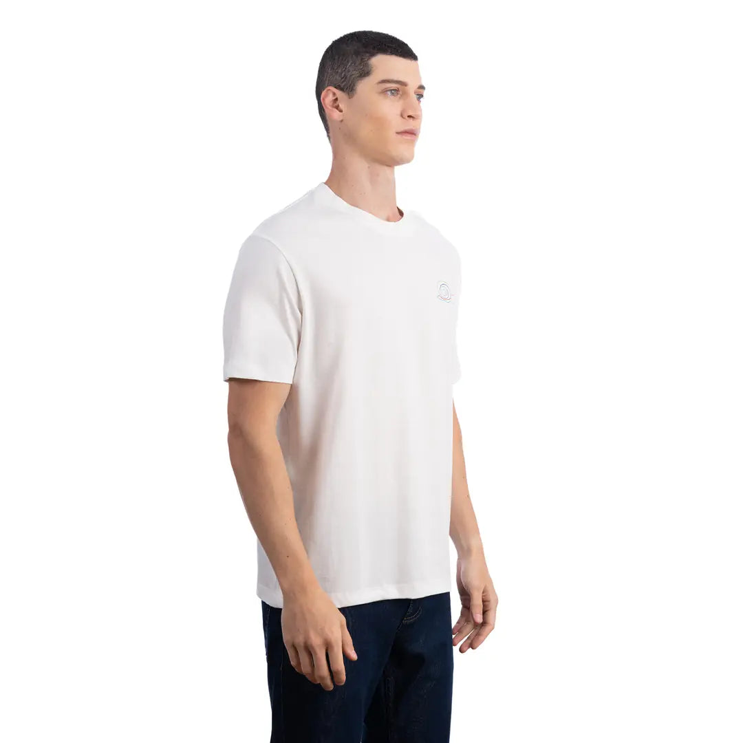 Snail Regular Ekru T-Shirt