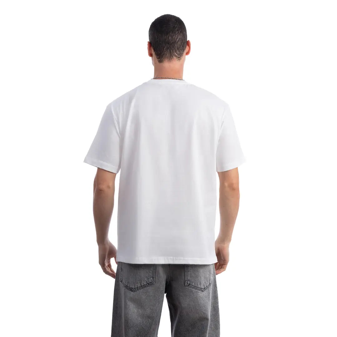 Butterfly Oversize Ekru T-Shirt
