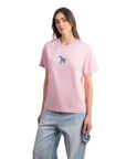 Zebra Regular Pembe T-Shirt