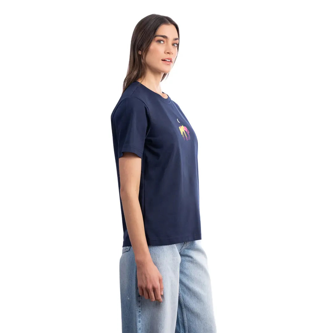 Horse Regular Lacivert T-Shirt