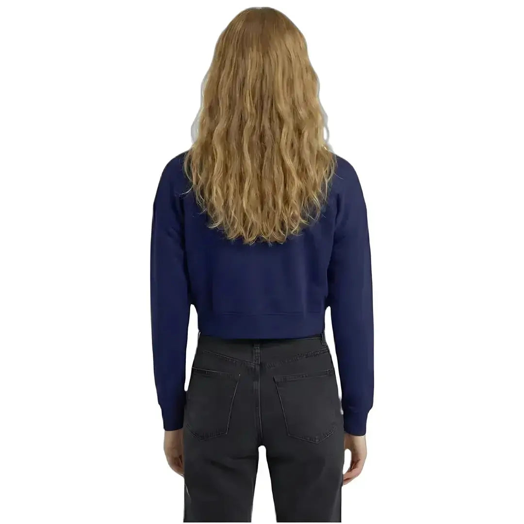 Solar Crop Regular Lacivert  Sweatshirt