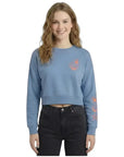 Reef Crop Regular Bebe Mavi Sweatshirt