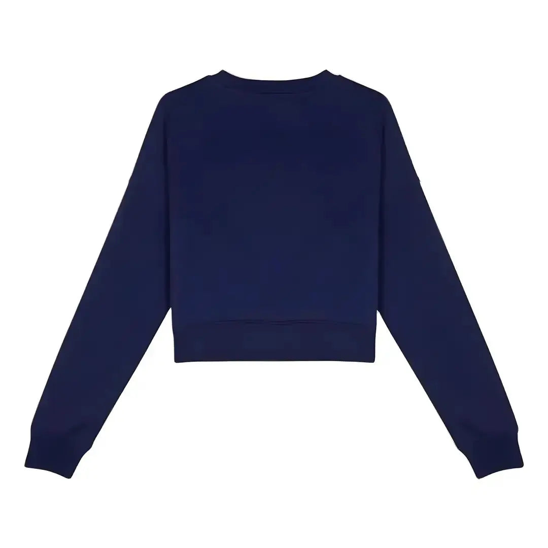 Solar Crop Regular Lacivert  Sweatshirt