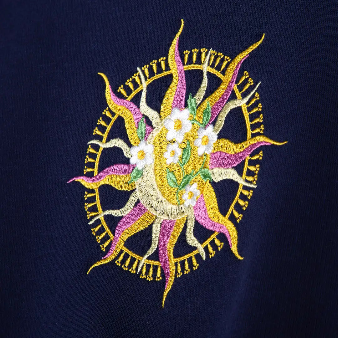 Solar Crop Regular Lacivert  Sweatshirt