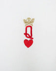 Queen Crop Regular Beyaz Sweatshirt