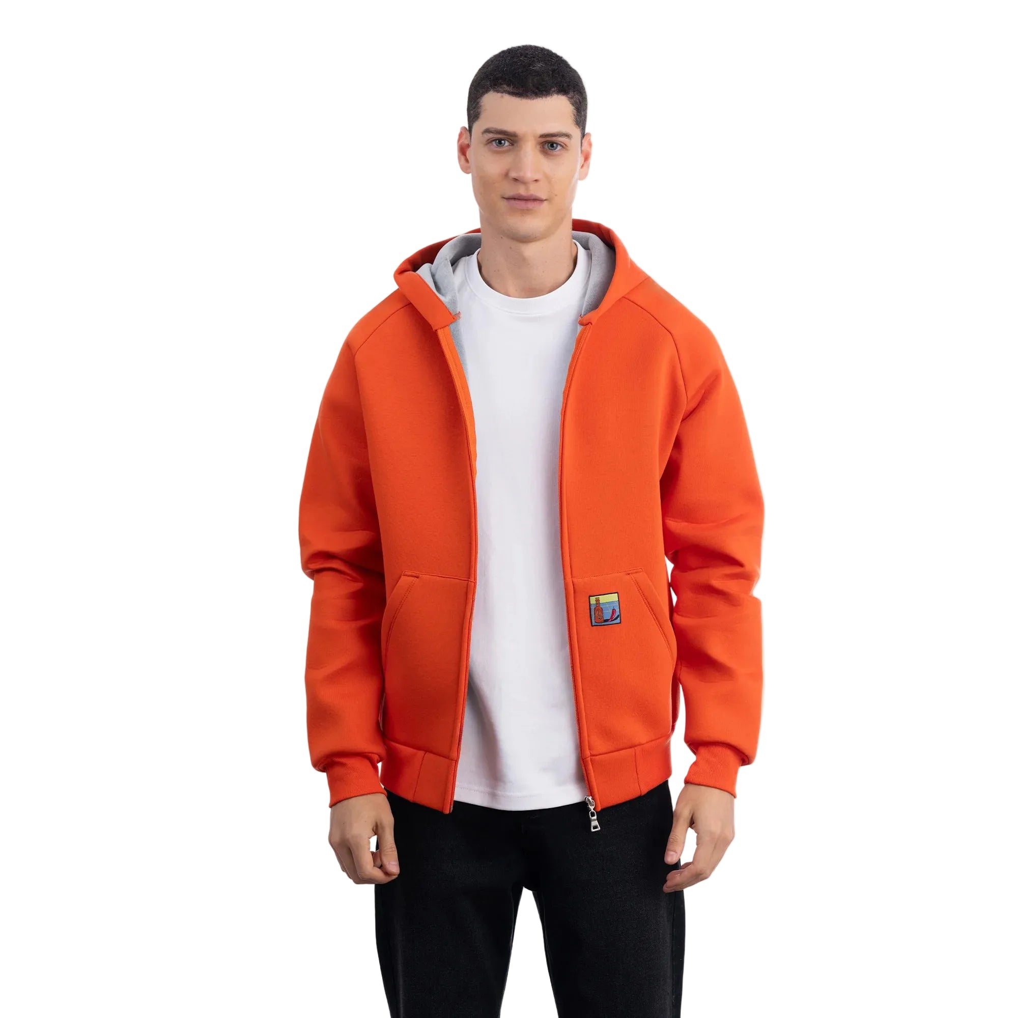 Flok Kapüşonlu Sweatshirt