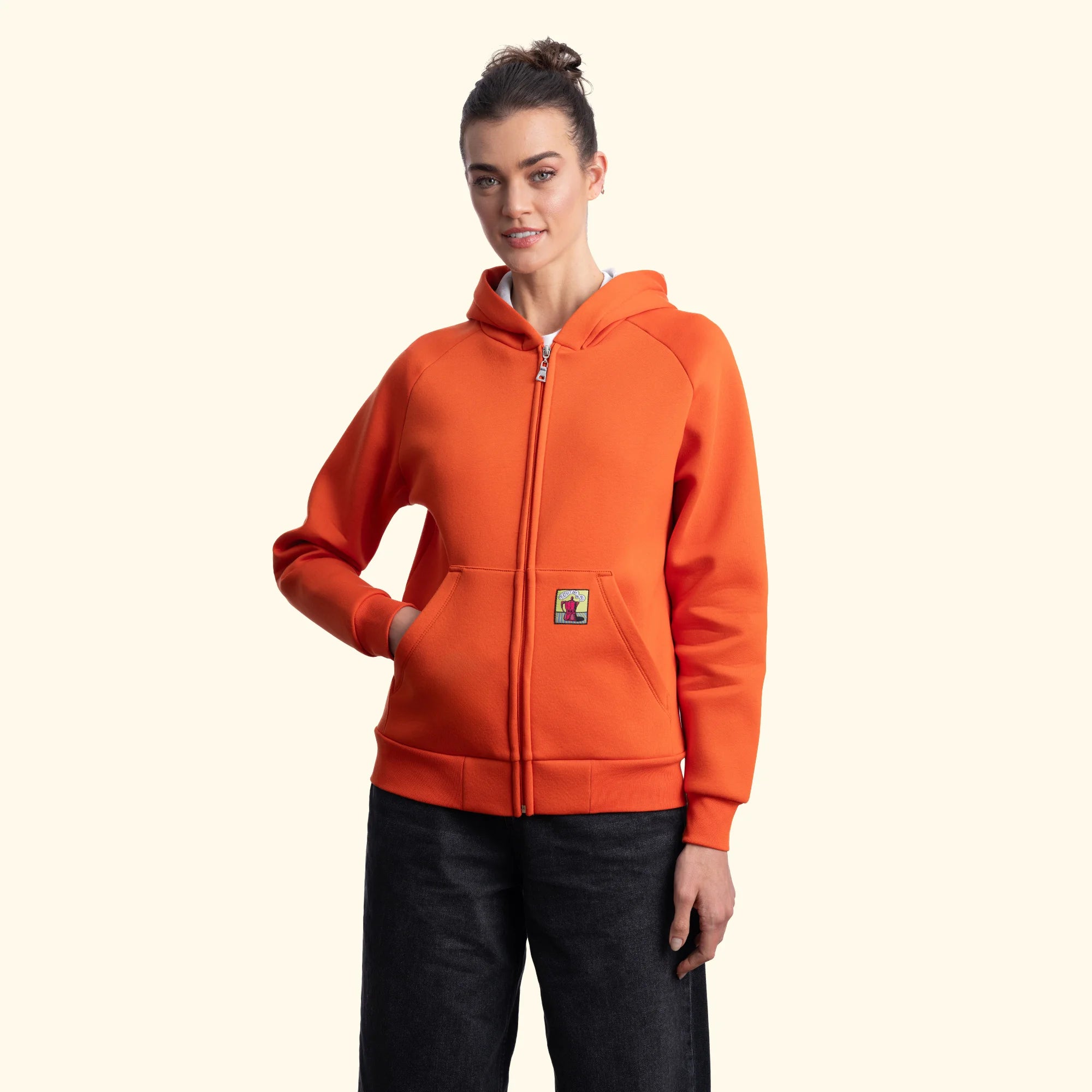 Flok Kapüşonlu Sweatshirt