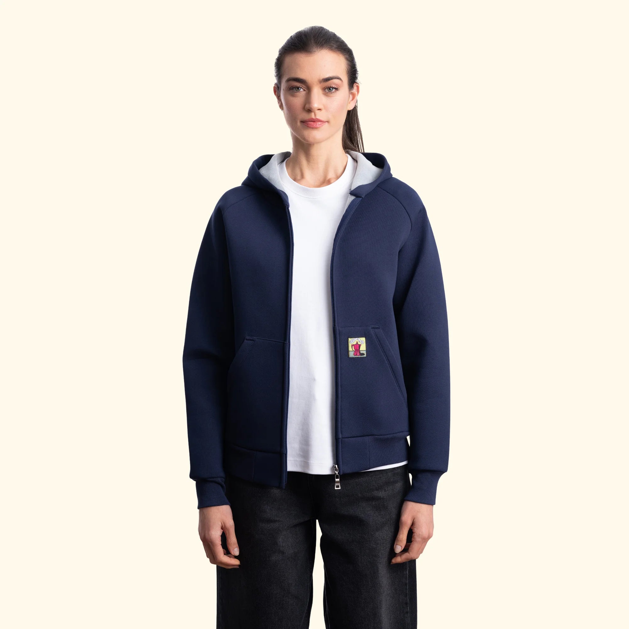 Flok Kapüşonlu Sweatshirt