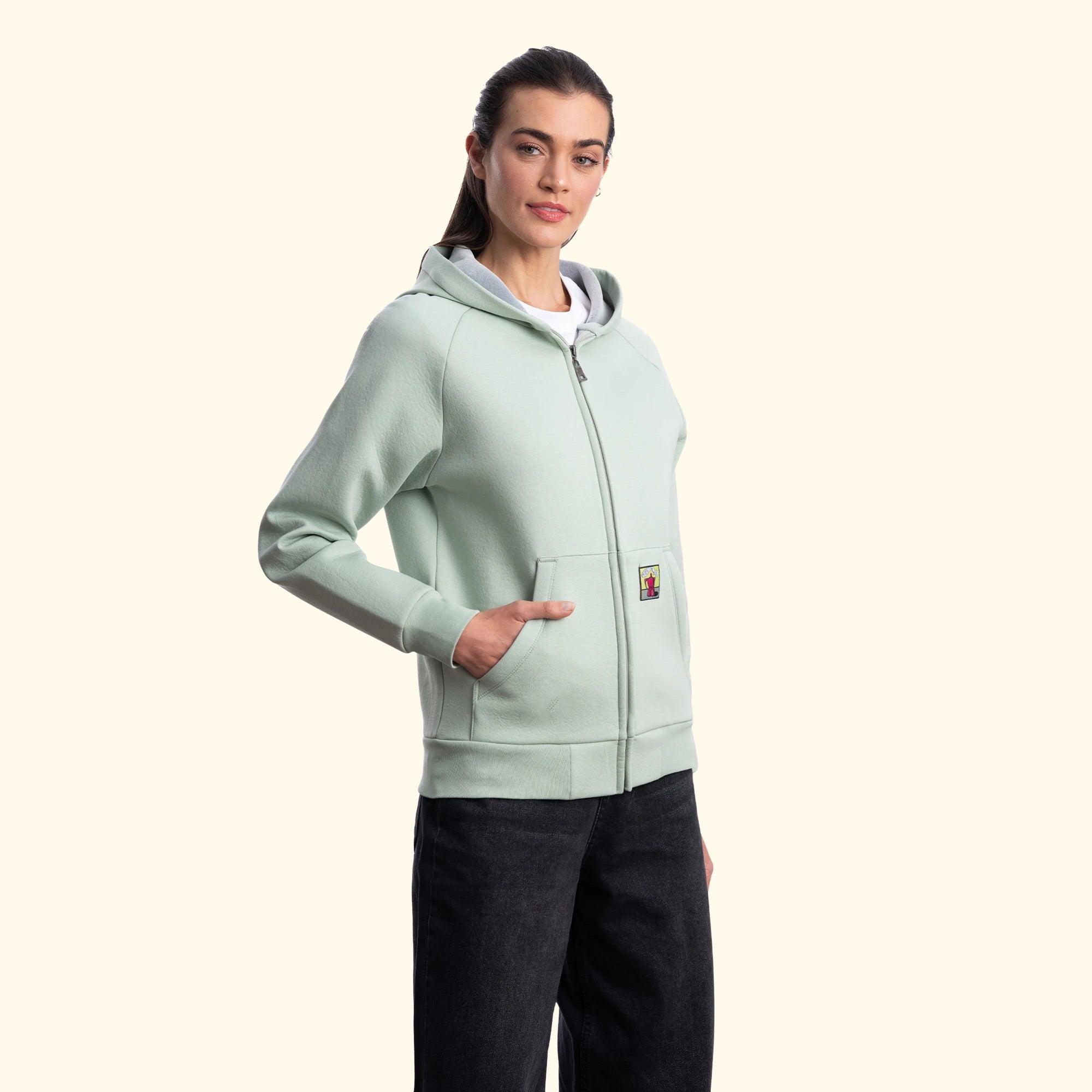 Flok Kapüşonlu Sweatshirt