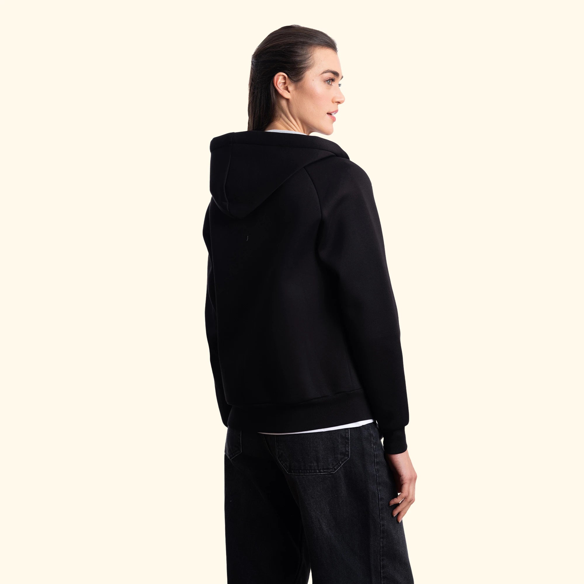 Flok Kapüşonlu Sweatshirt