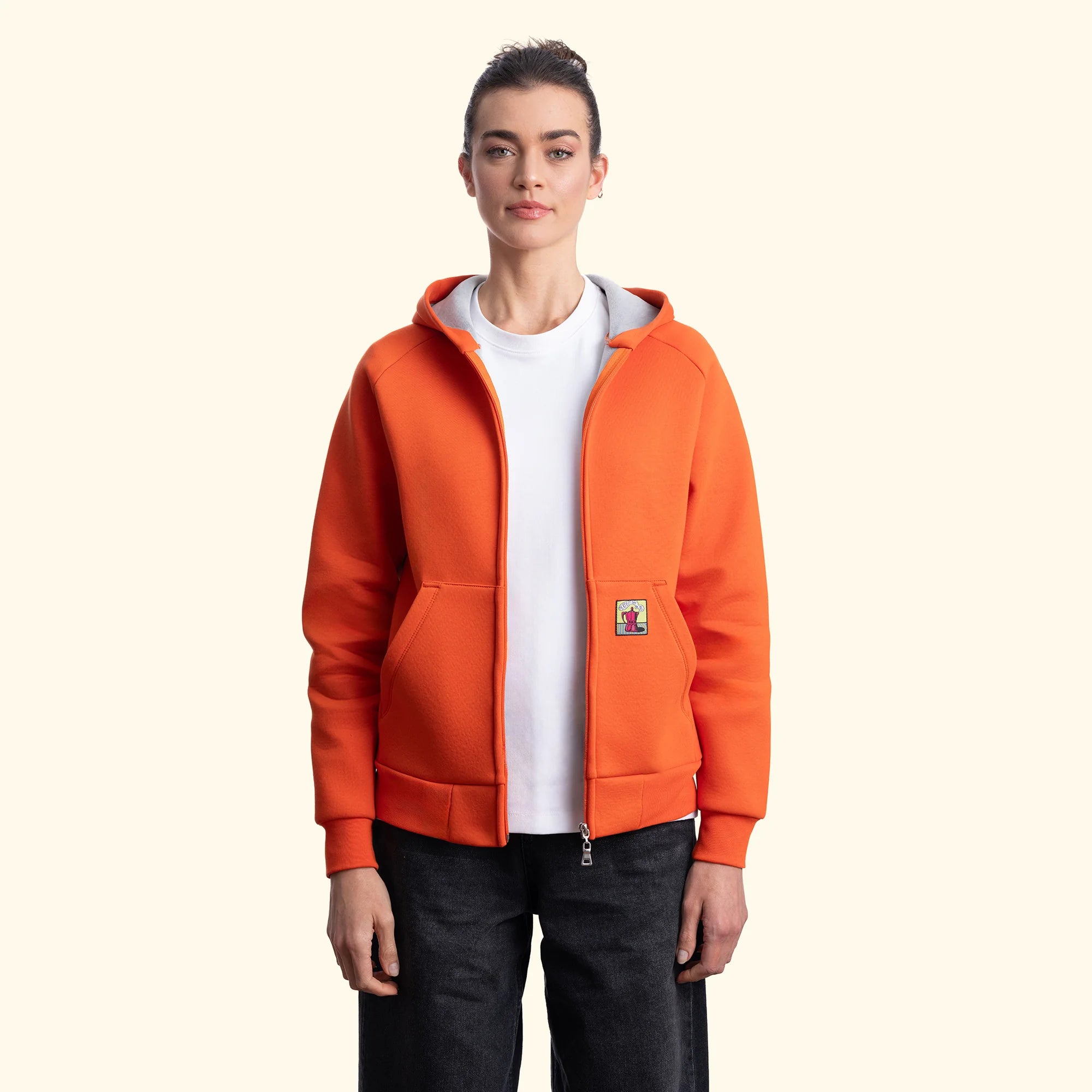 Flok Kapüşonlu Sweatshirt