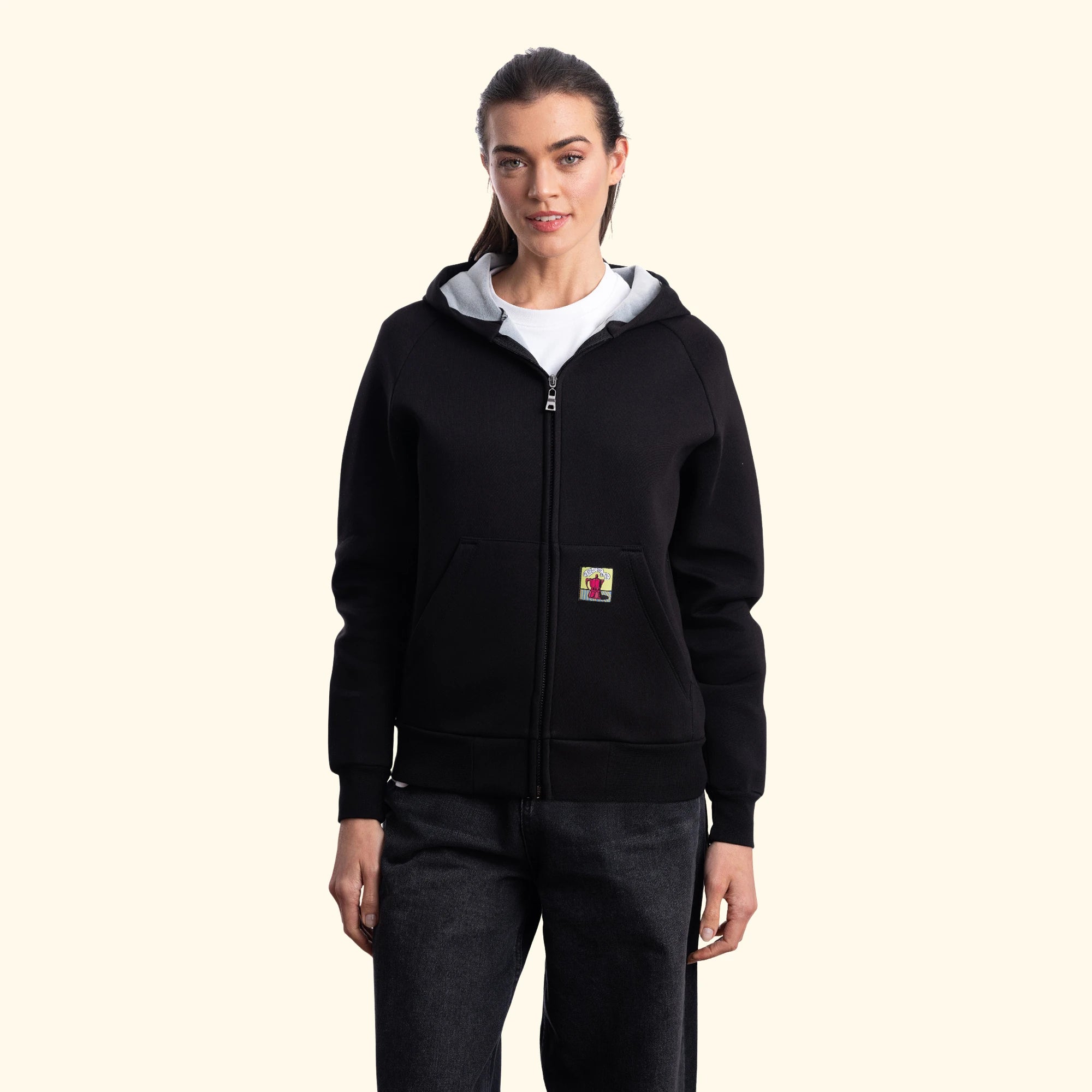 Flok Kapüşonlu Sweatshirt