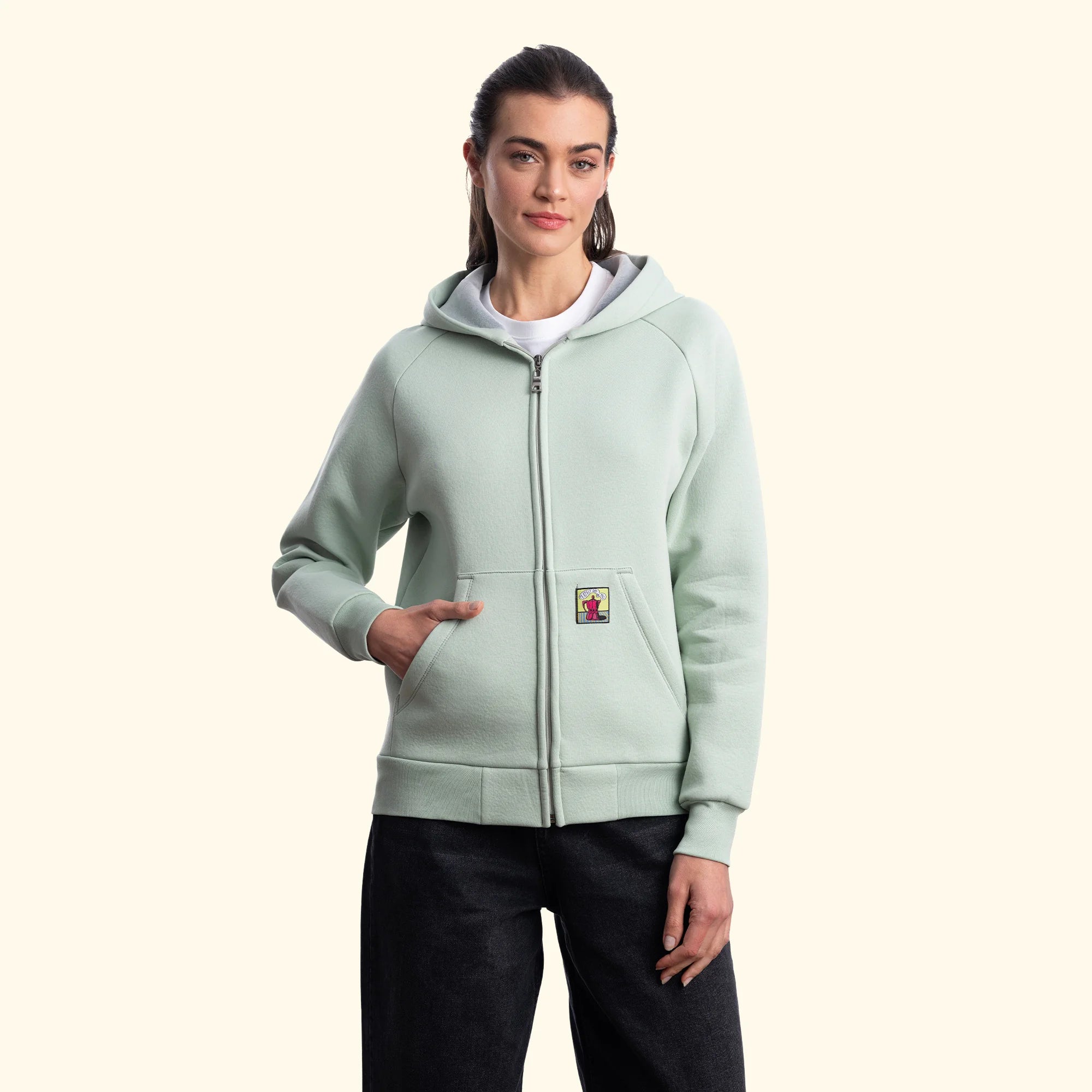 Flok Kapüşonlu Sweatshirt