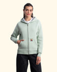 Flok Kapüşonlu Sweatshirt