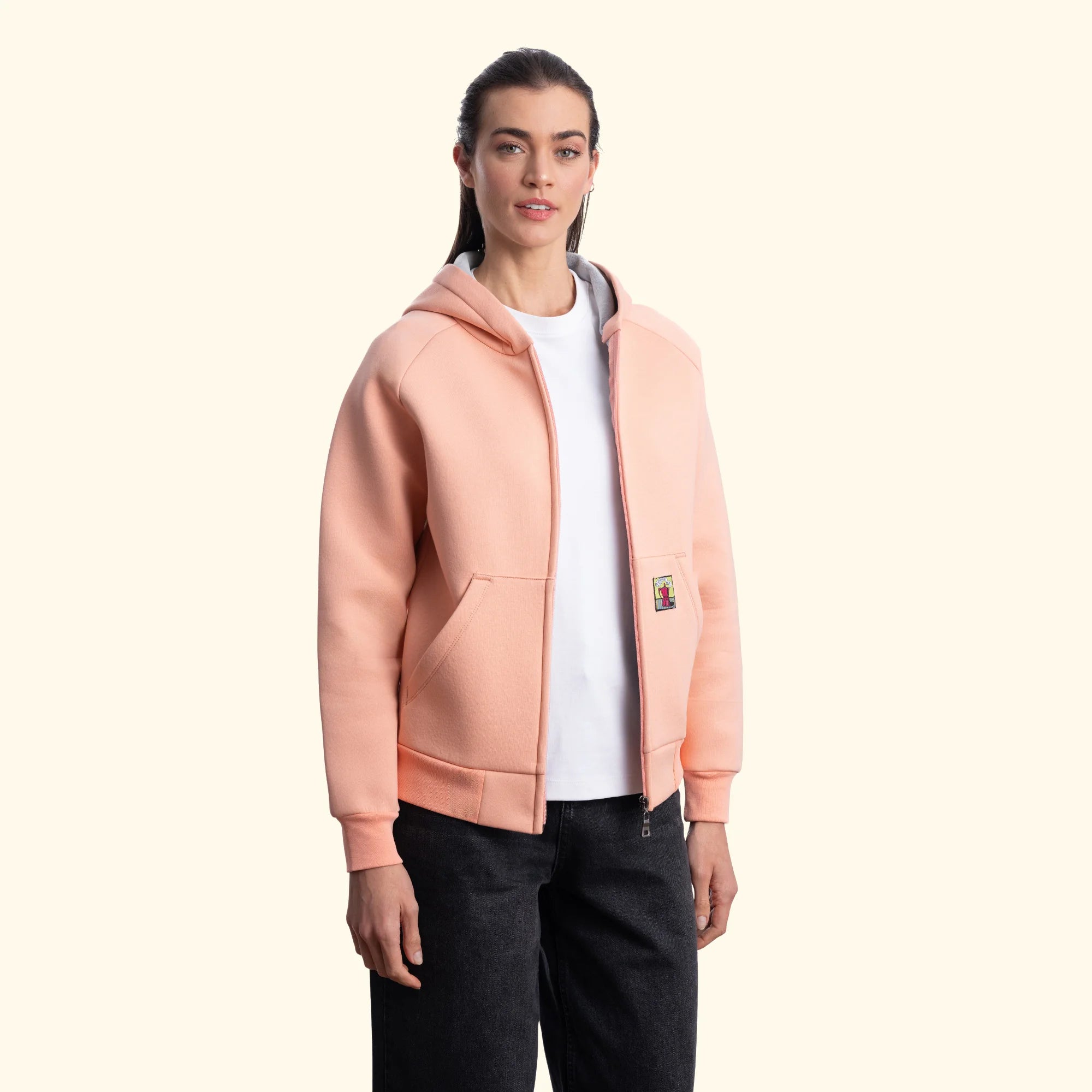 Flok Kapüşonlu Sweatshirt