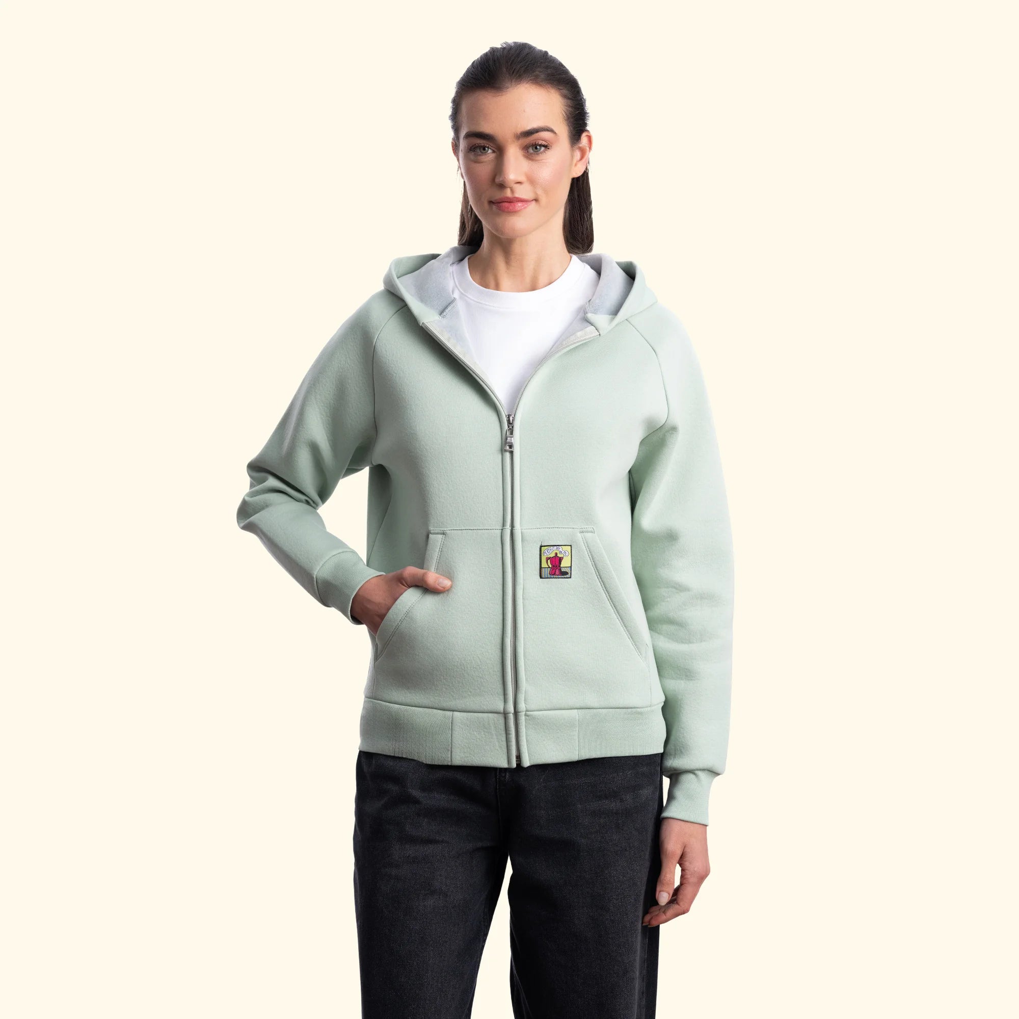 Flok Kapüşonlu Sweatshirt