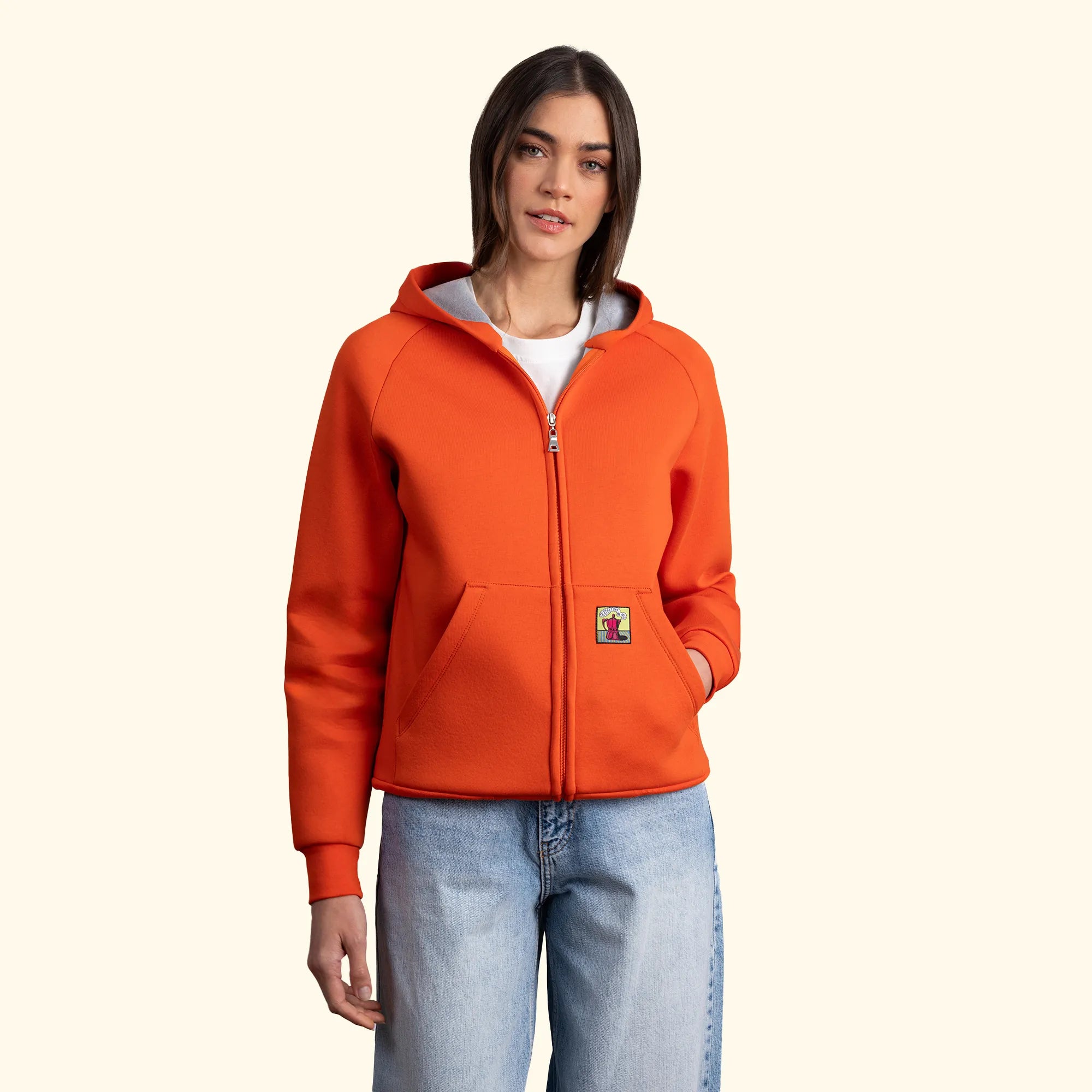 Flok Kapüşonlu Sweatshirt
