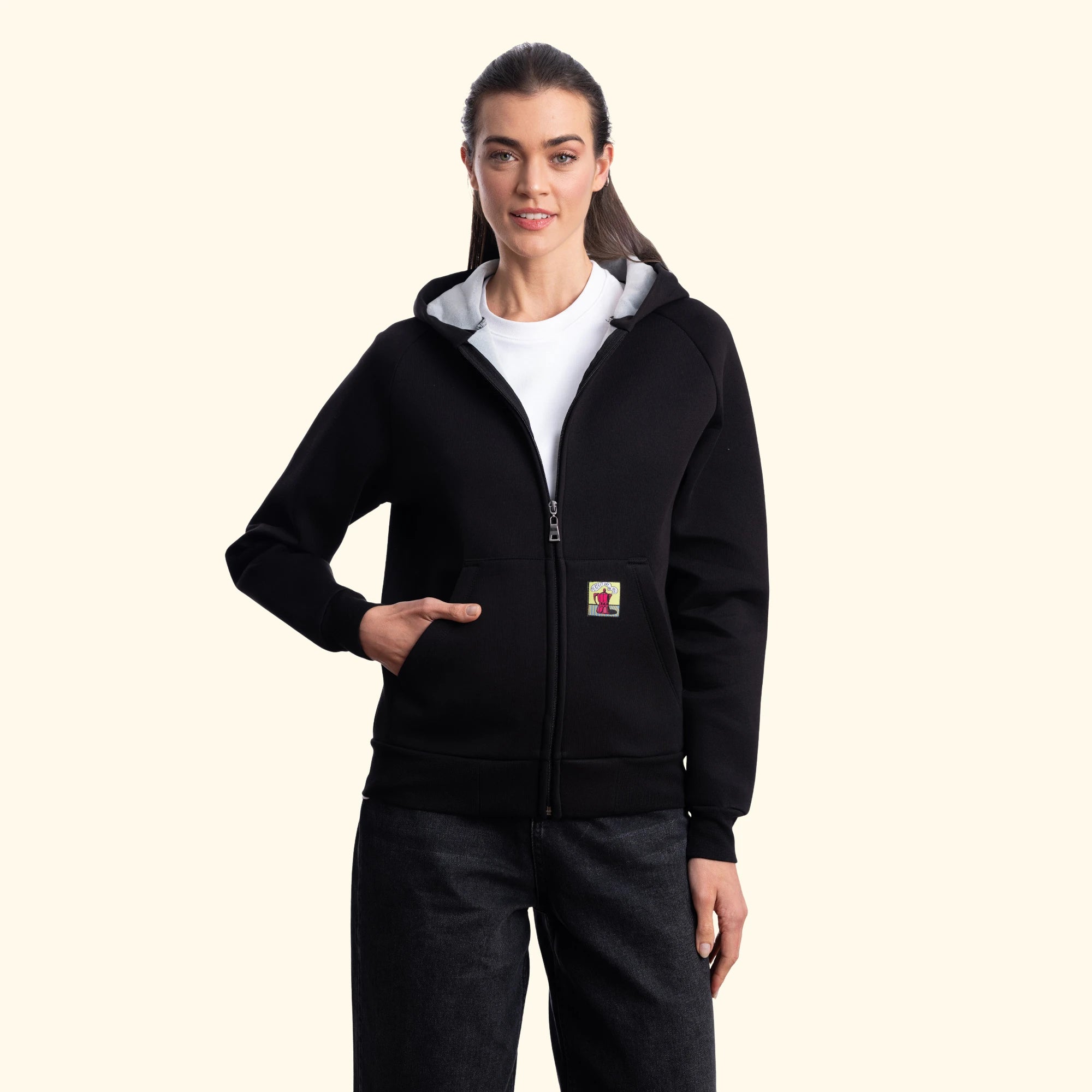 Flok Kapüşonlu Sweatshirt